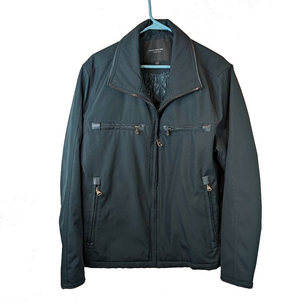 Marc New York Men’s Prussian blue insulated jacket Size Large